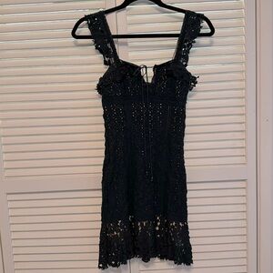 Free People Lace Corset key hole dress